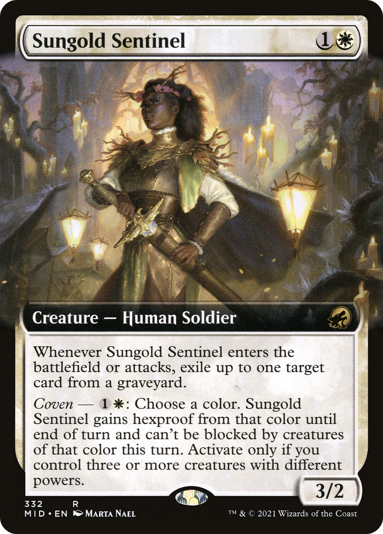 Sungold Sentinel (MID-332) (Extended Art) (Foil)