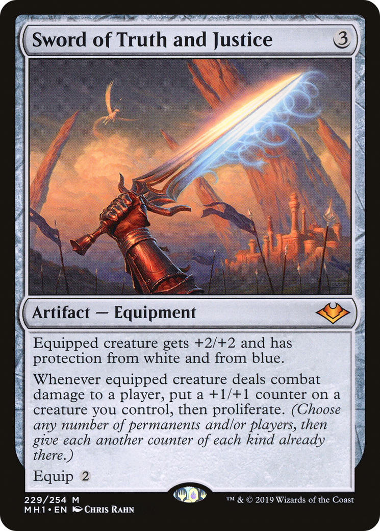 Sword of Truth and Justice (MH1-229) (Foil)