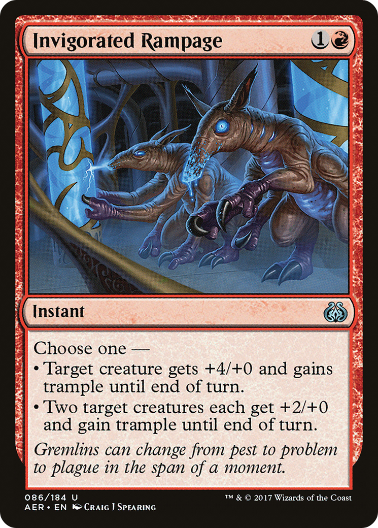 Invigorated Rampage (AER-086) (Foil)