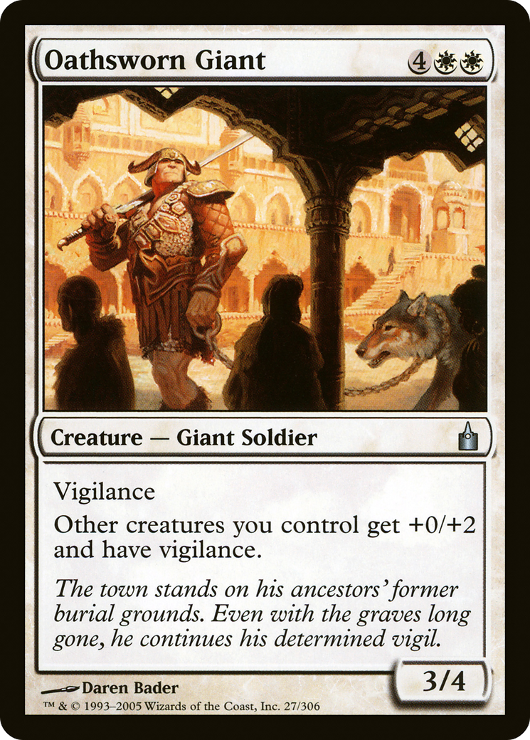 Oathsworn Giant (RAV-027) (Foil)