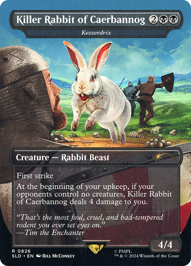 Killer Rabbit of Caerbannog / Kezzerdrix (SLD-826) (Borderless) (Foil)