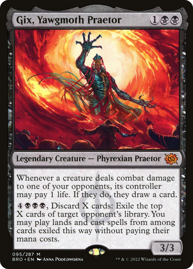Gix, Yawgmoth Praetor (BRO-095)