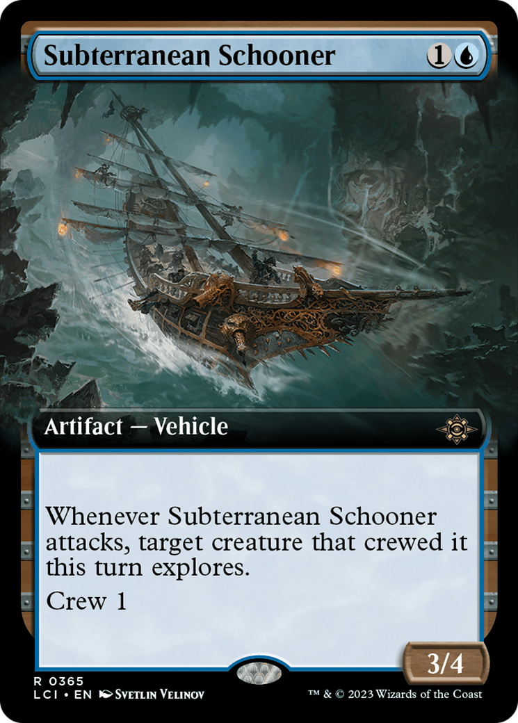 Subterranean Schooner (LCI-365) (Extended Art) (Foil)