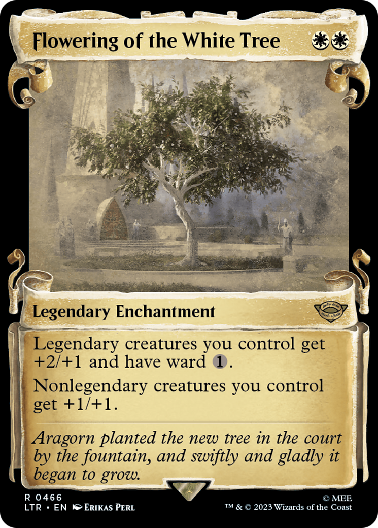 Flowering of the White Tree (LTR-466) (Showcase) (Scroll) (Foil)