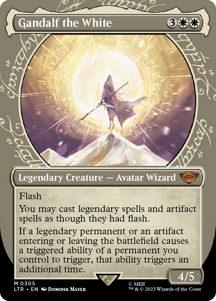 Gandalf the White (LTR-305) (Showcase) (Borderless) (Foil)