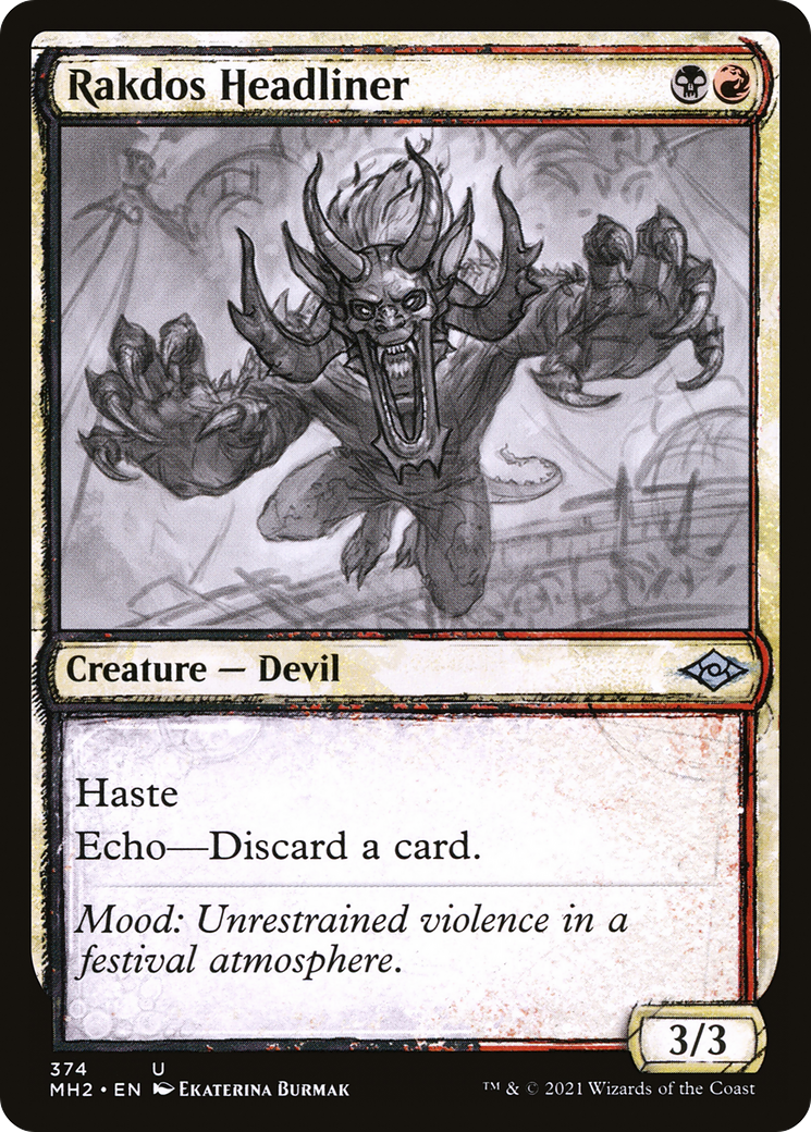 Rakdos Headliner (MH2-374) (Showcase)
