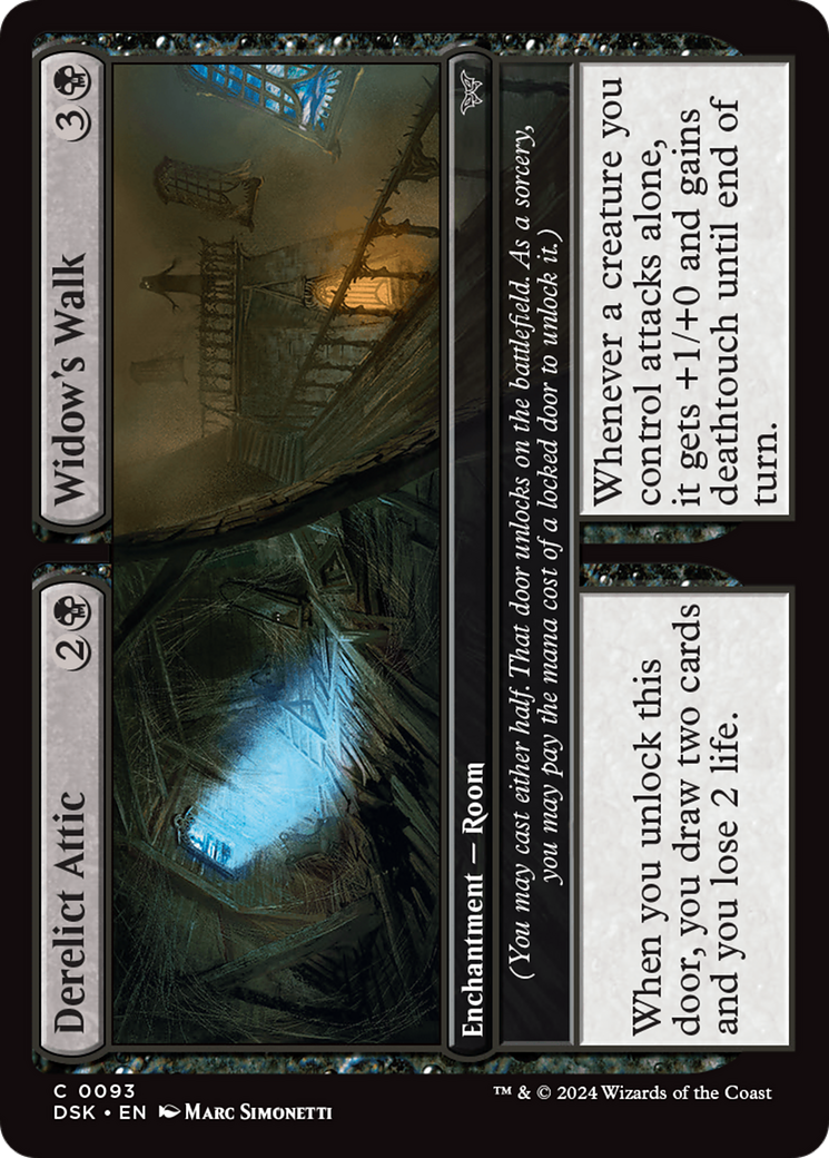 Derelict Attic // Widow's Walk (DSK-093) (Foil)