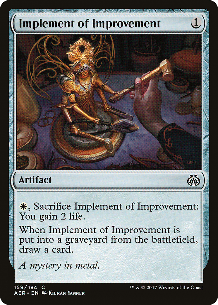Implement of Improvement (AER-158)