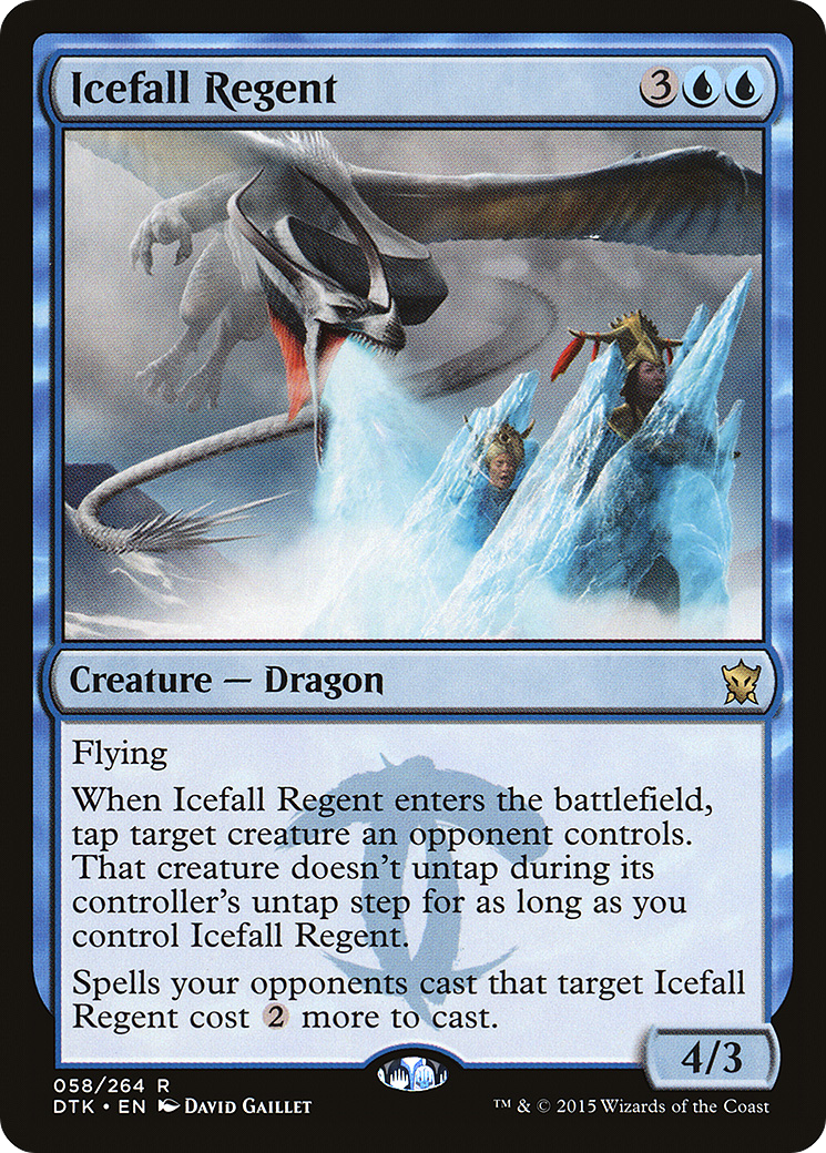 Icefall Regent (DTK-058) (Foil)
