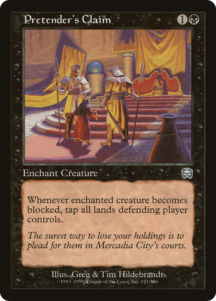 Pretender's Claim (MMQ-151) (Foil)