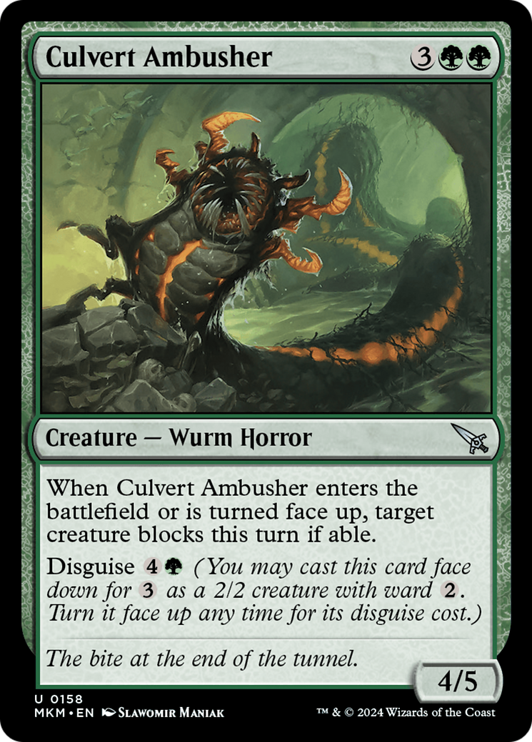 Culvert Ambusher (MKM-158) (Foil)
