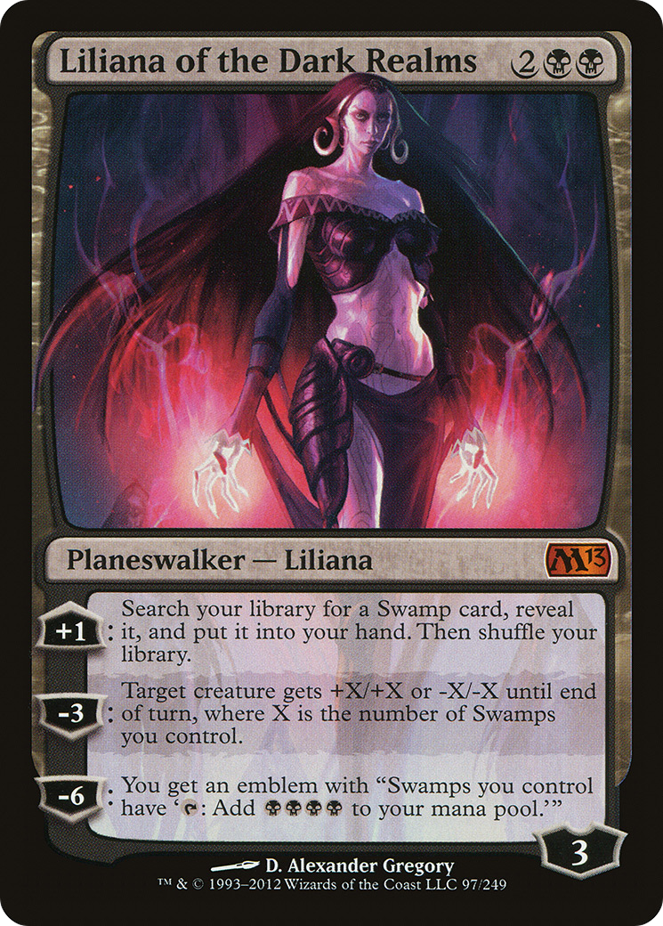 Liliana of the Dark Realms (M13-097) (Foil)