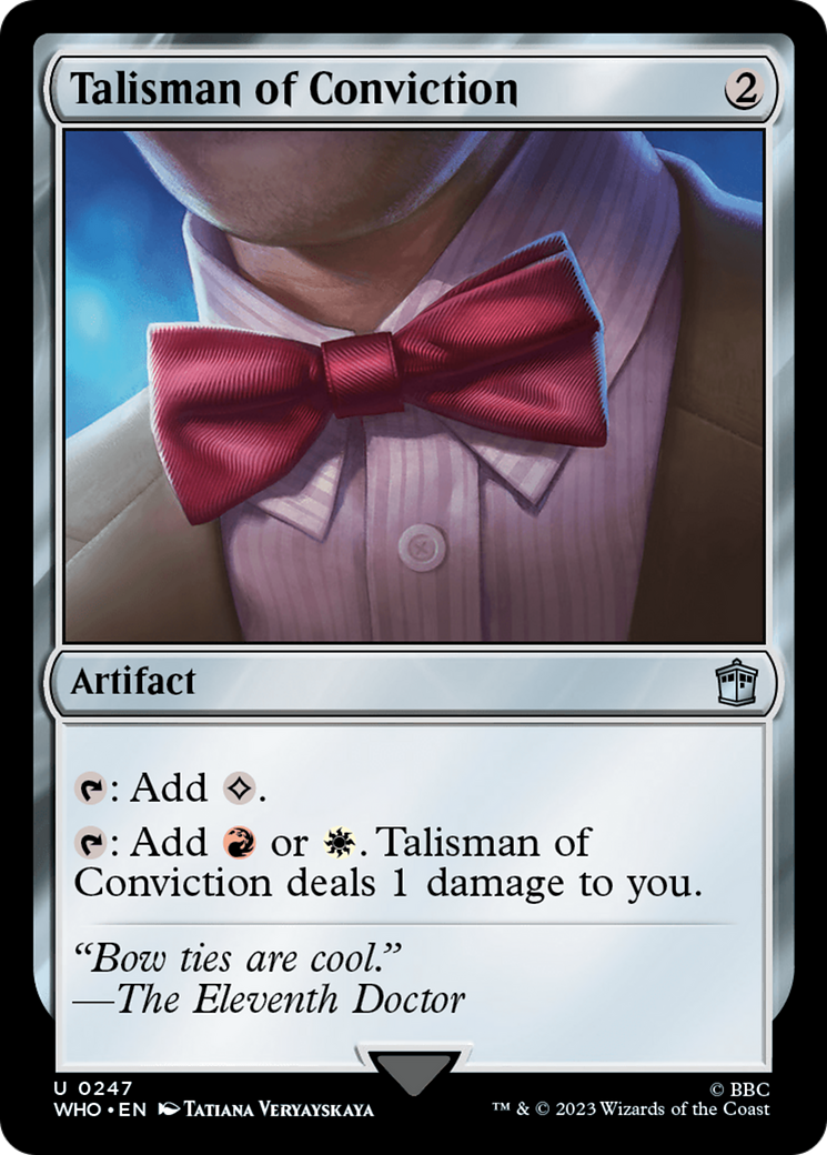 Talisman of Conviction (WHO-247) (Foil)
