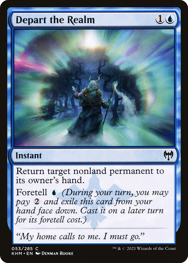 Depart the Realm (KHM-053) (Foil)