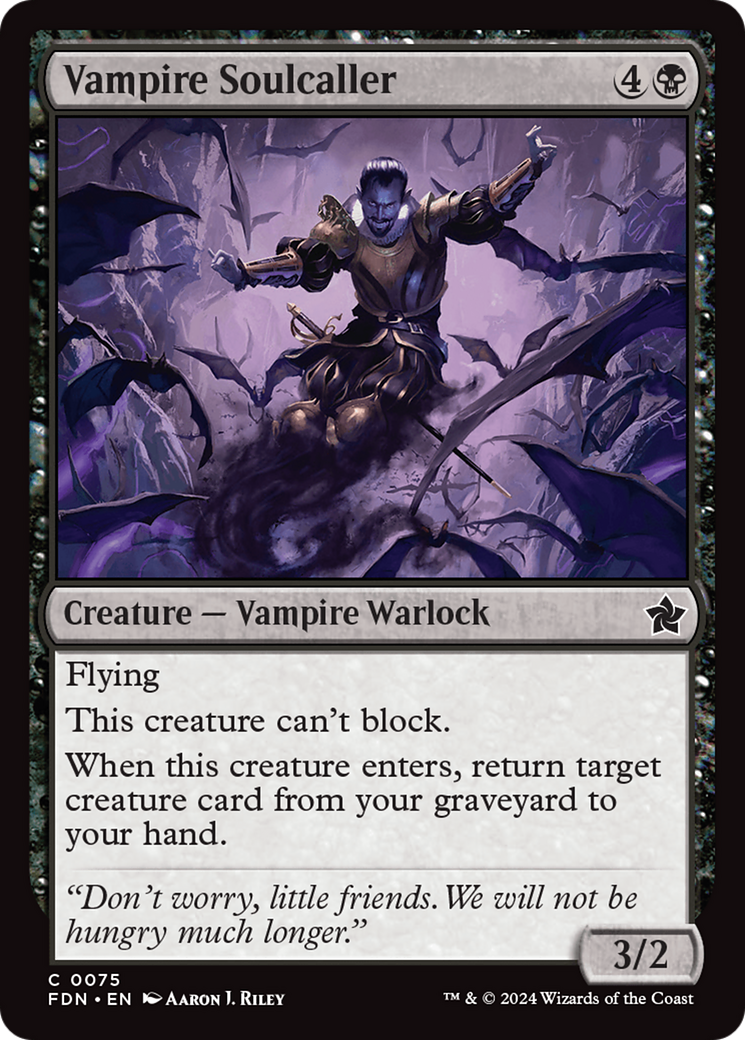 Vampire Soulcaller (FDN-075) (Foil)