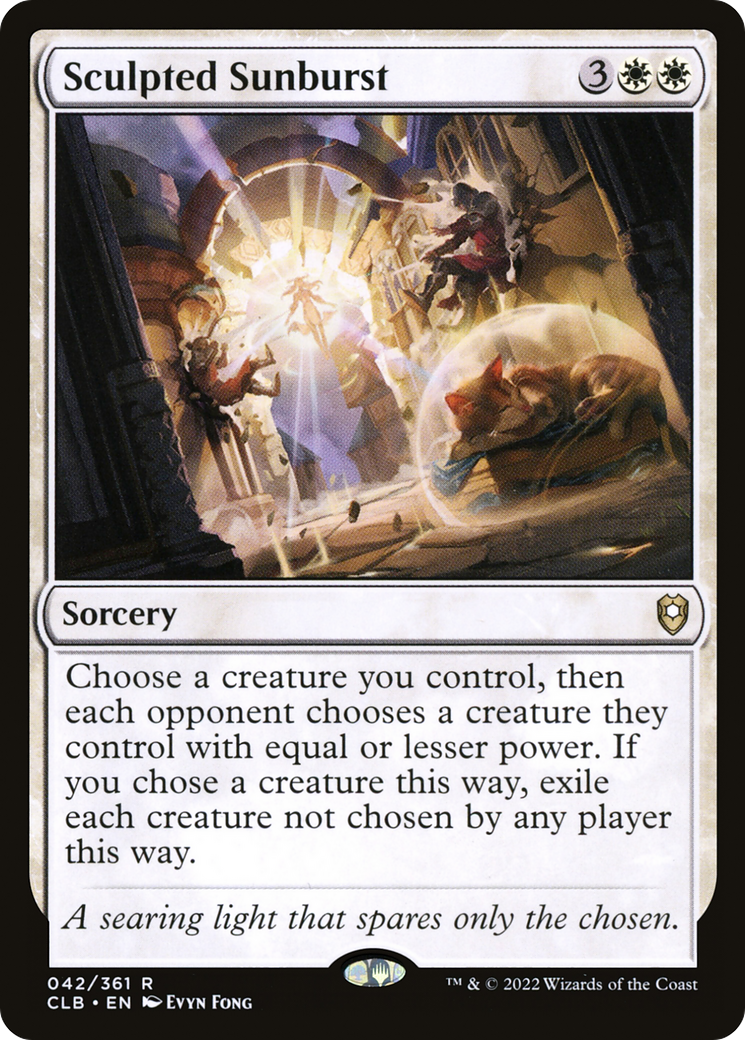 Sculpted Sunburst (CLB-042) (Foil)