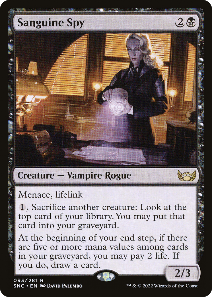 Sanguine Spy (SNC-093) (Foil)