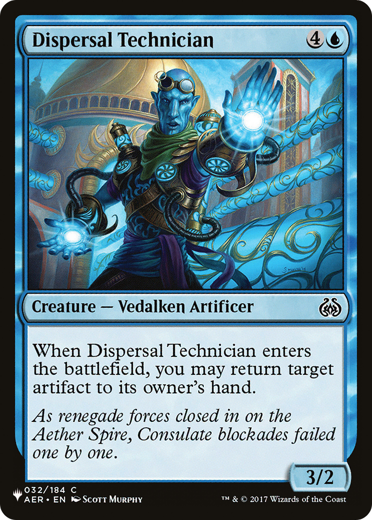 Dispersal Technician (LIST-AER-32)
