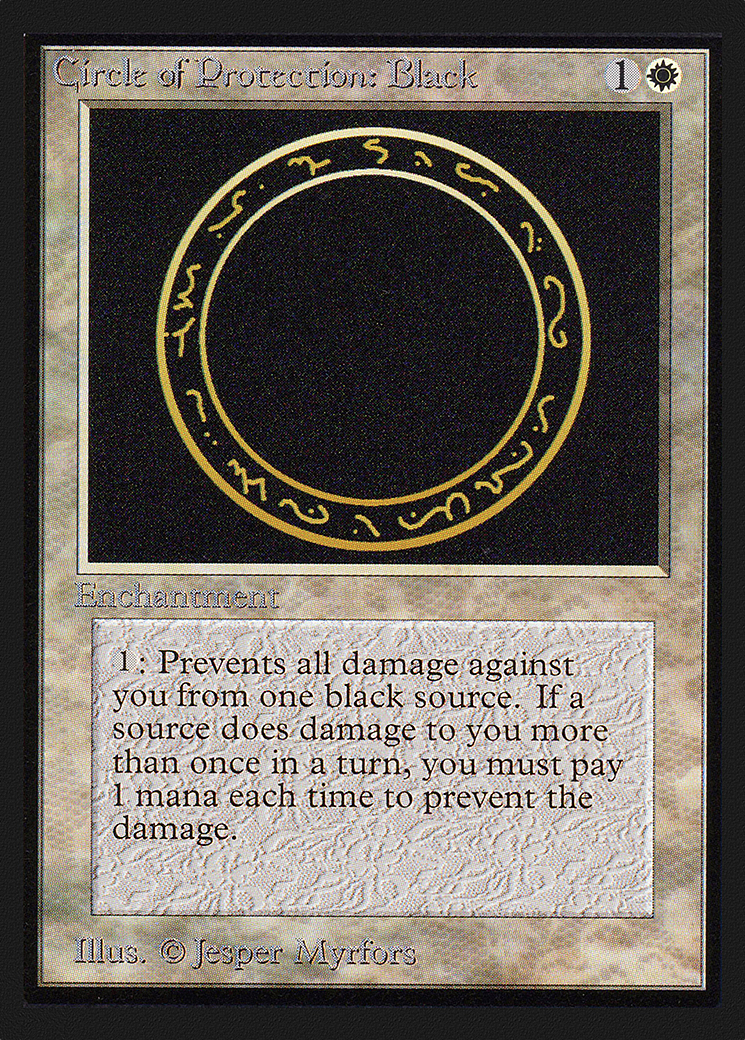 Circle of Protection: Black (CED-010)
