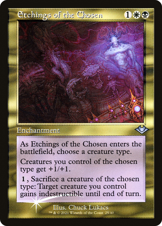 Etchings of the Chosen (H1R-025) (Foil)