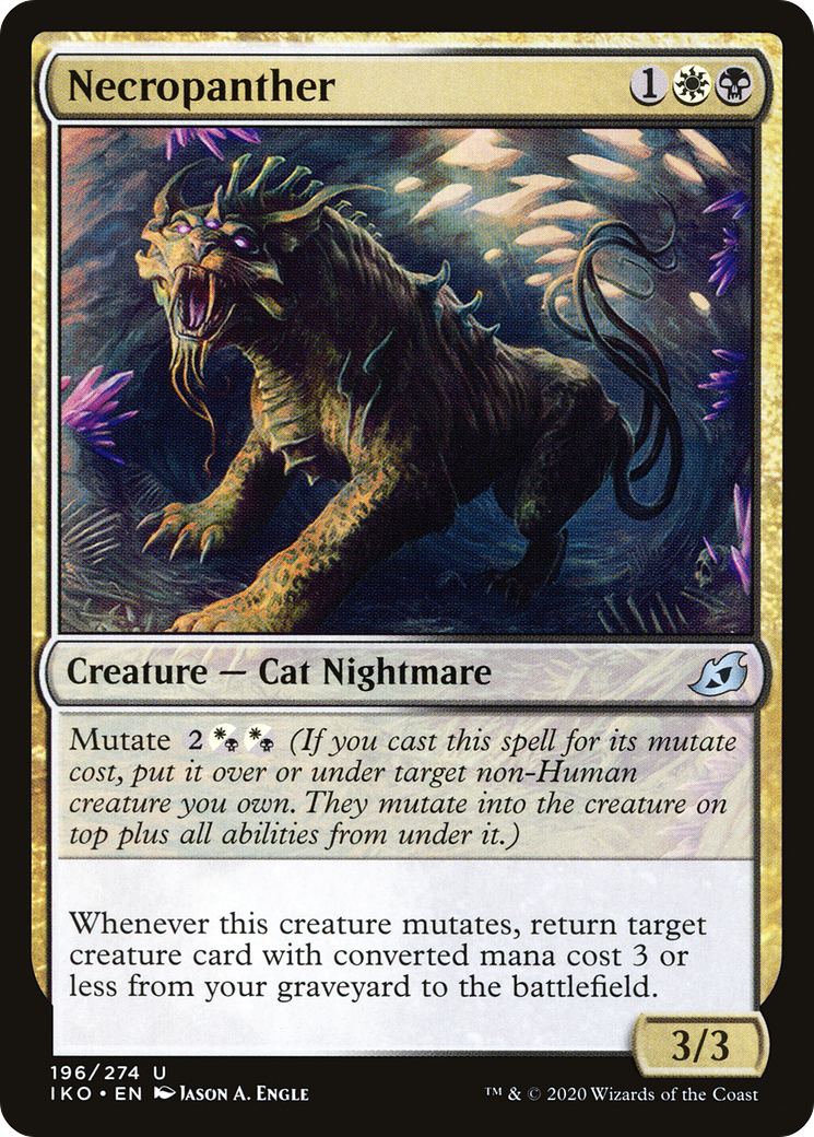 Necropanther (IKO-196) (Foil)