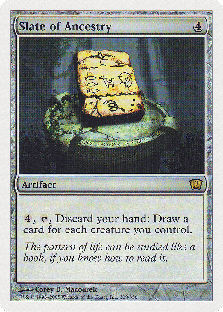 Slate of Ancestry (9ED-★) (Foil)