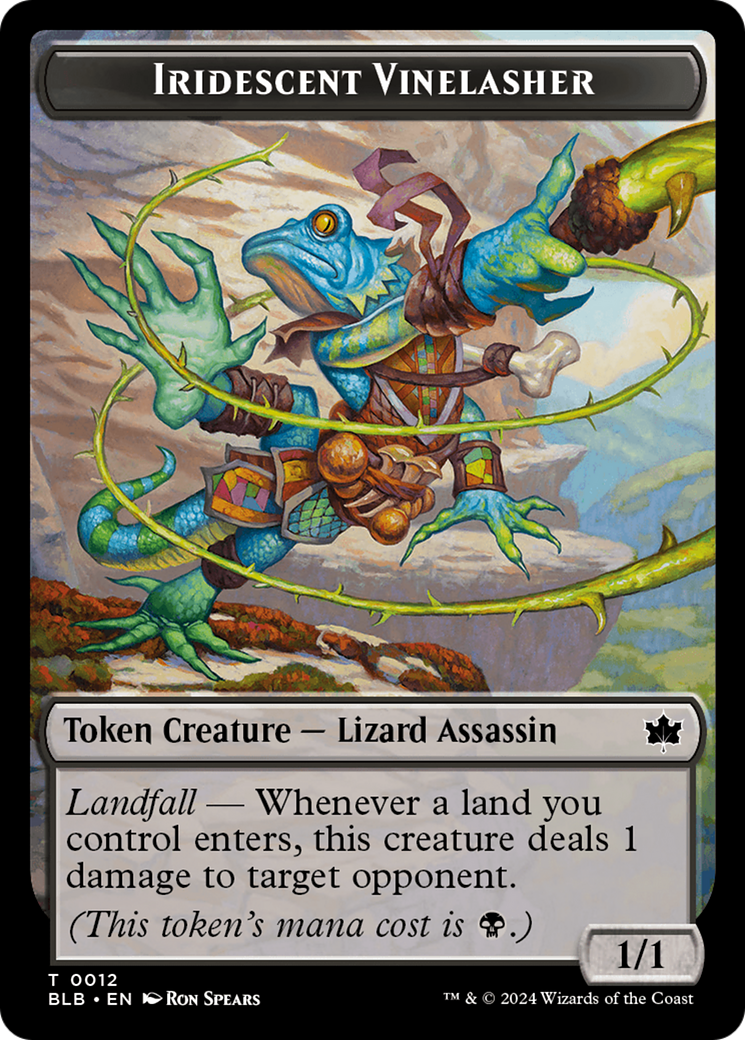 Iridescent Vinelasher Token (BLB-012)
