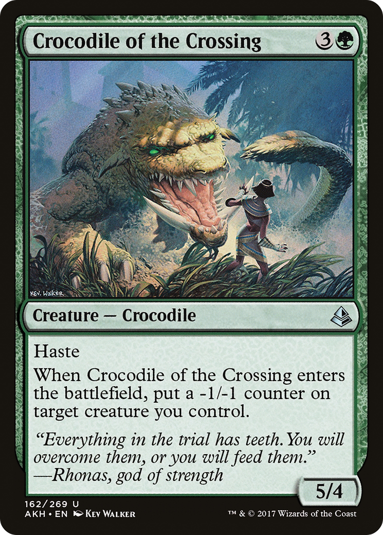 Crocodile of the Crossing (AKH-162) (Foil)