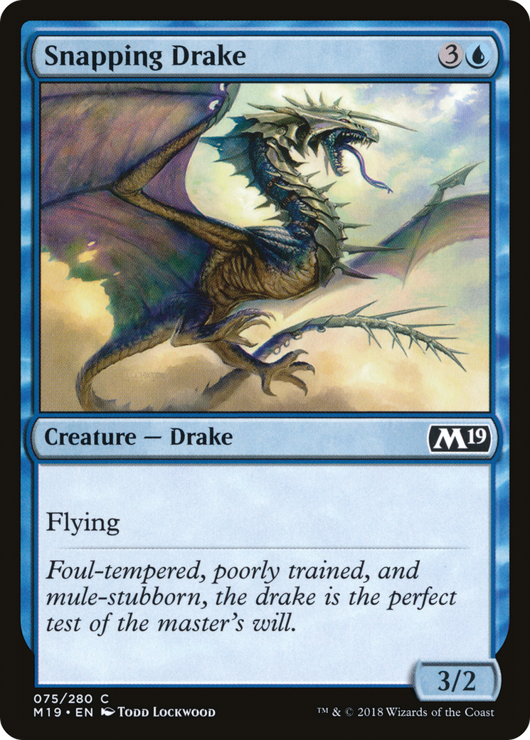 Snapping Drake (M19-075) (Foil)