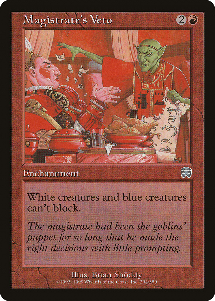 Magistrate's Veto (MMQ-204) (Foil)