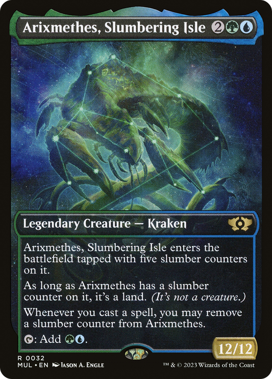Arixmethes, Slumbering Isle (MUL-032) (Showcase) (Foil)