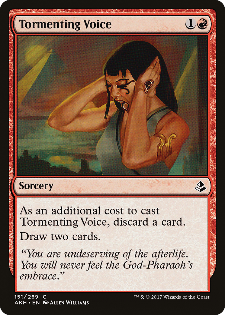 Tormenting Voice (AKH-151) (Foil)