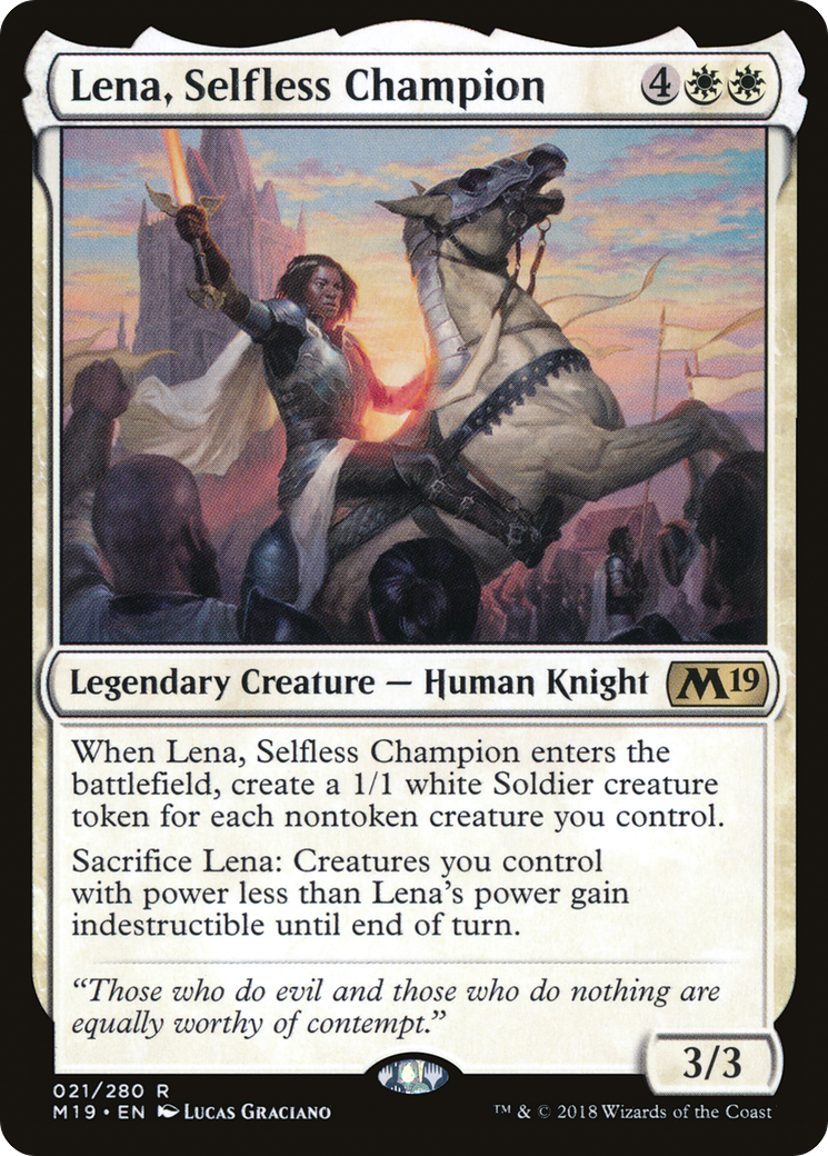 Lena, Selfless Champion (M19-021)