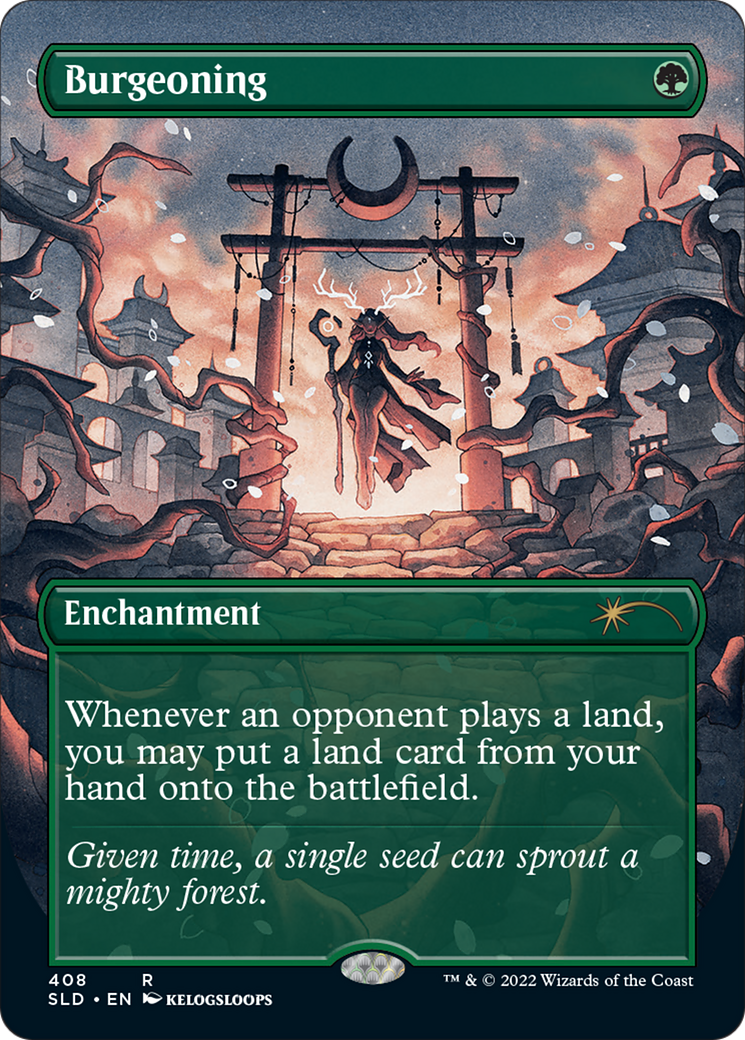 Burgeoning (SLD-408) (Borderless) (Foil)
