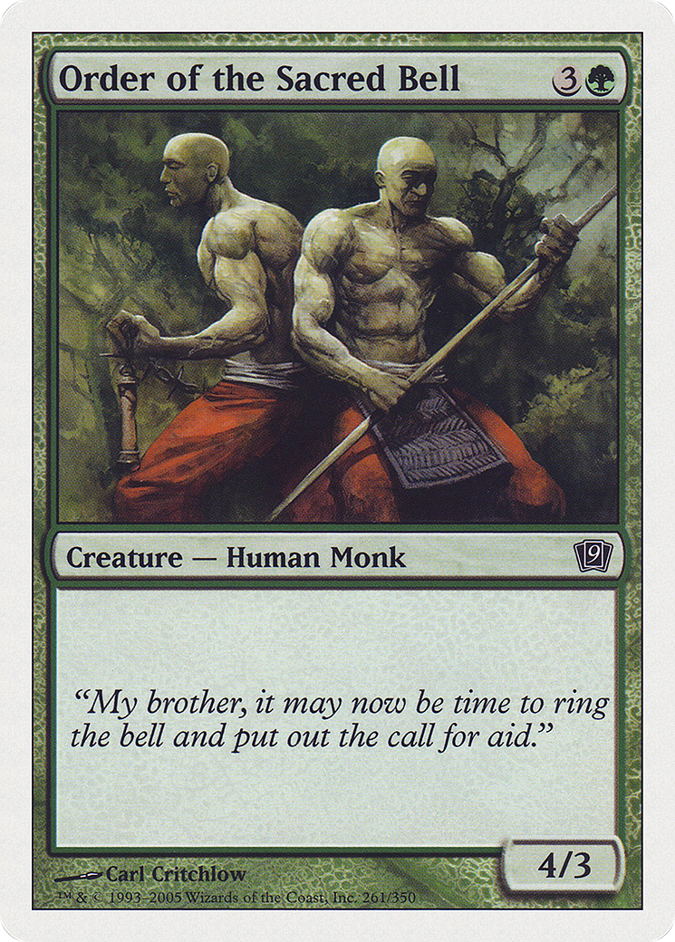 Order of the Sacred Bell (9ED-261★) (Foil)