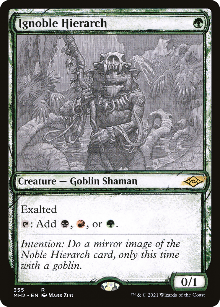 Ignoble Hierarch (MH2-355) (Showcase) (Foil)