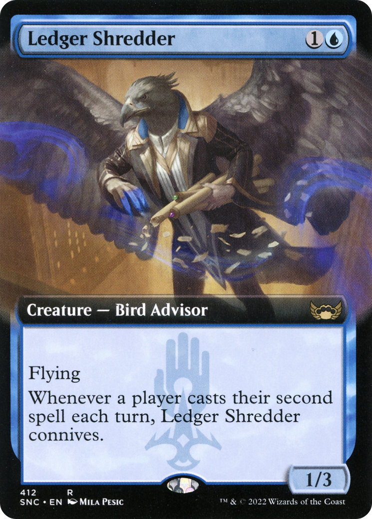 Ledger Shredder (SNC-412) (Extended Art) (Foil)