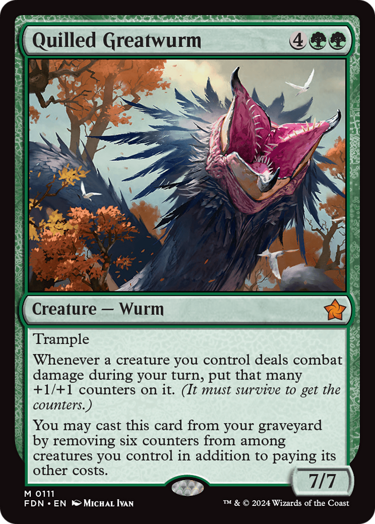 Quilled Greatwurm (FDN-111)