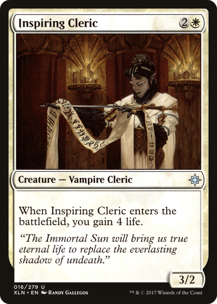 Inspiring Cleric (XLN-016) (Foil)