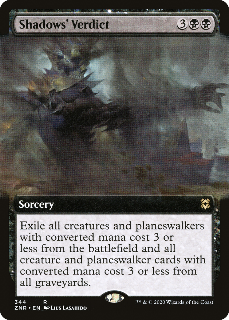Shadows' Verdict (ZNR-344) (Extended Art)