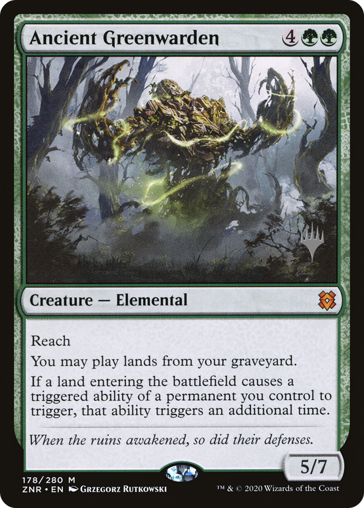 Ancient Greenwarden (PPZNR-178P) (Foil)