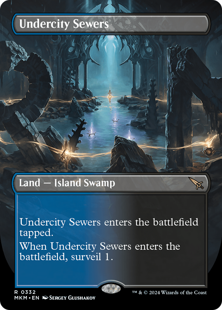 Undercity Sewers (MKM-332) (Borderless) (Foil)