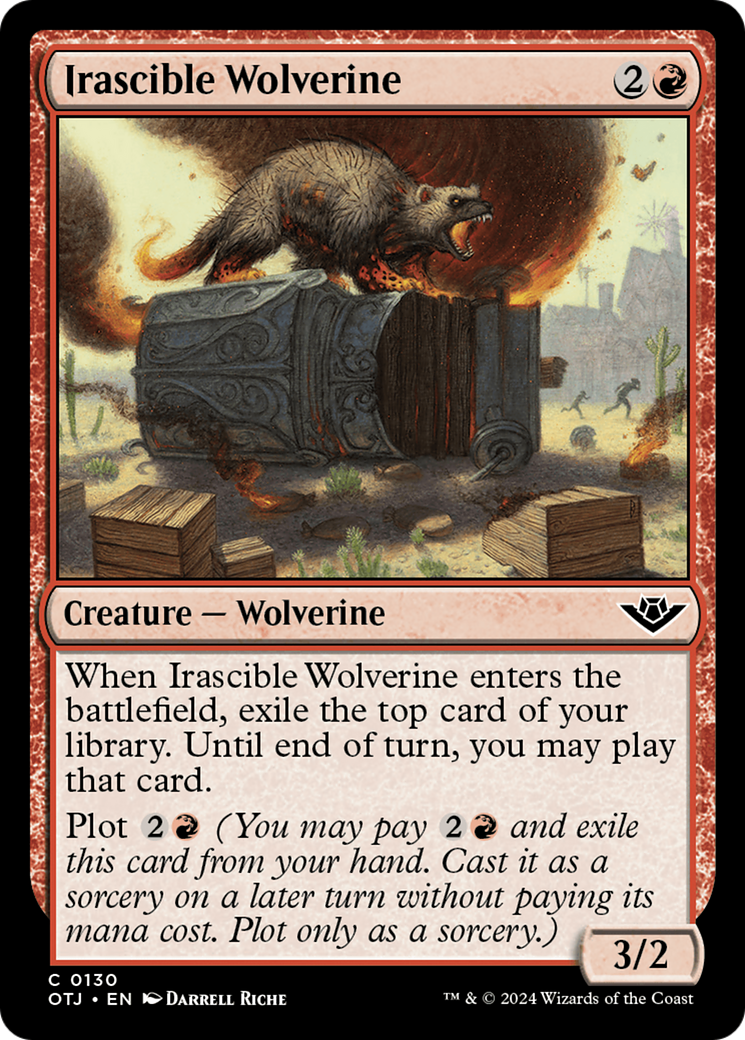 Irascible Wolverine (OTJ-130) (Foil)