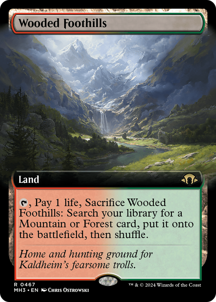Wooded Foothills (MH3-467) (Extended Art) (Foil)