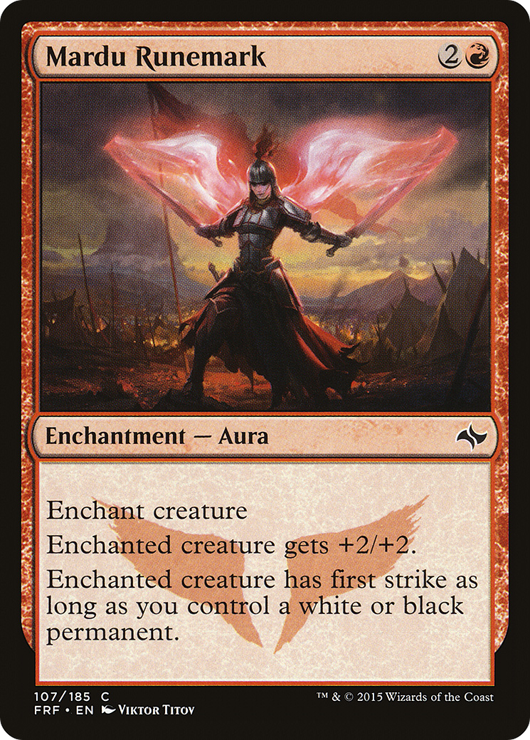 Mardu Runemark (FRF-107) (Foil)