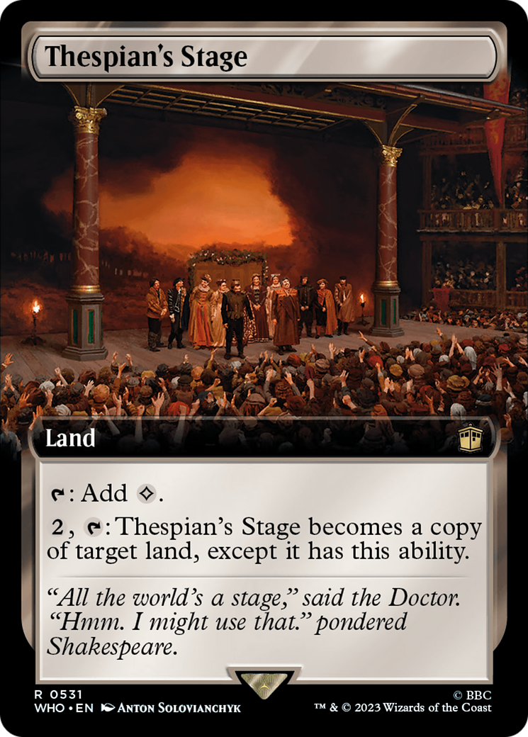 Thespian's Stage (WHO-531) (Extended Art) (Foil)
