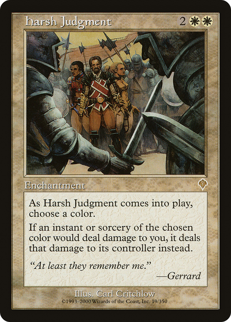 Harsh Judgment (INV-019) (Foil)