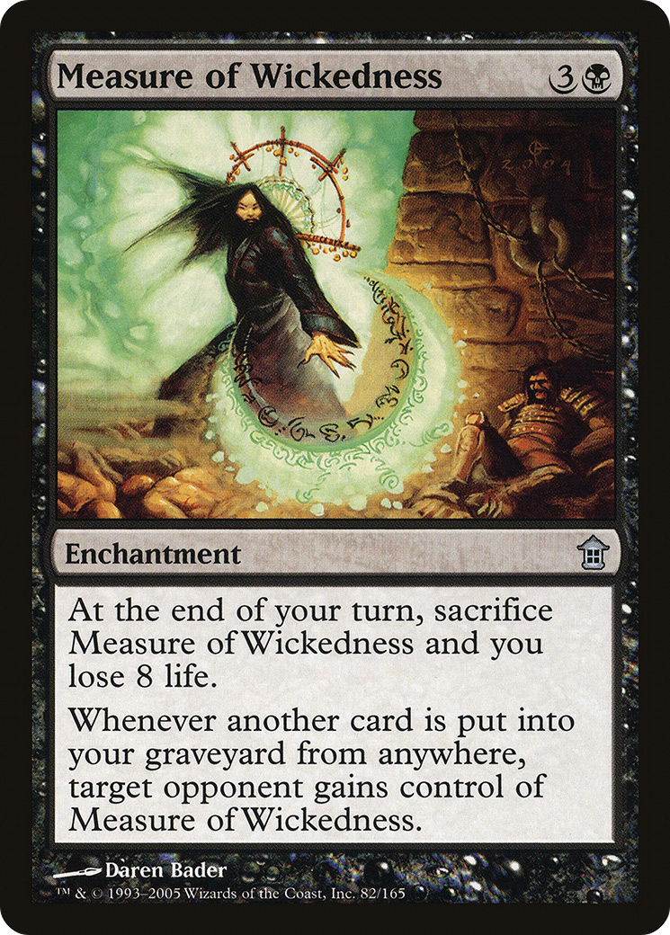 Measure of Wickedness (SOK-082) (Foil)