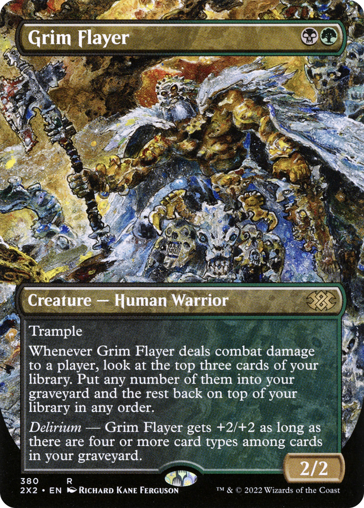 Grim Flayer (2X2-380) (Borderless) (Foil)