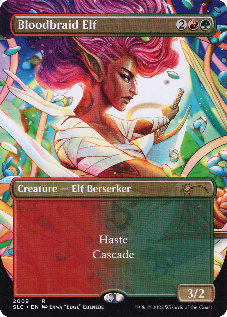 Bloodbraid Elf (SLC-2009) (Borderless) (Foil)